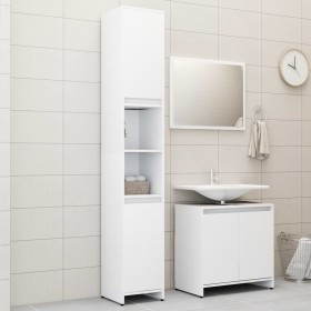 Juego de muebles de baño 3 piezas madera