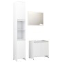 Juego de muebles de baño 3 piezas madera ingeniería blanco | Foro24.es | Tu tienda online para hogar, jardín y más Foro24.es