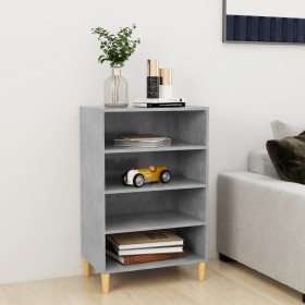 Aparador de madera contrachapada gris hormigón