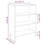 Aparador de madera contrachapada gris hormigón 69,5x32,5x90 cm by , Sideboards - Ref: Foro24-812253, Price: 54,16 €, Discount: %