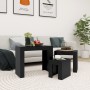 Mesas de centro apilables 3 piezas madera contrachapada negro von , Couchtisch - Ref: Foro24-808541, Preis: 54,35 €, Rabatt: %