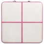 Esterilla inflable de gimnasia con bomba PVC rosa 200x200x10 cm by , Pilates and yoga mats - Ref: Foro24-92694, Price: 201,73...