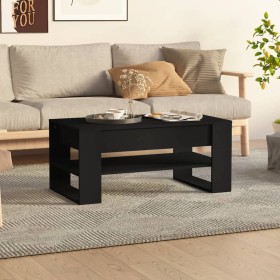 Black plywood coffee table 102x55x45 cm by vidaXL, Coffee table - Ref: Foro24-810900, Price: 74,60 €, Discount: %