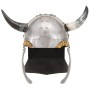 Casco vikingo fantasía LARP acero plateado de , Armas coleccionables - Ref: Foro24-286205, Precio: 75,10 €, Descuento: %