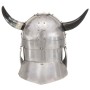 Casco vikingo fantasía LARP acero plateado de , Armas coleccionables - Ref: Foro24-286205, Precio: 75,10 €, Descuento: %