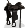 Montura occidental, cabezada y pechera cuero real 15" negra by , Frames - Ref: Foro24-91352, Price: 218,05 €, Discount: %
