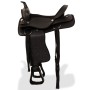 Montura occidental, cabezada y pechera cuero real 15" negra by , Frames - Ref: Foro24-91352, Price: 218,05 €, Discount: %