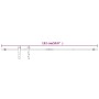 Kit mini puerta corredera armario acero carbono blanco 152 cm de , Accesorios de bricolaje - Ref: Foro24-151692, Precio: 40,9...