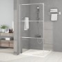 Mampara de ducha vidrio ESG transparente plateado 100x195 cm by , Shower walls and screens - Ref: Foro24-152117, Price: 135,2...