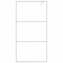 Mampara de ducha vidrio ESG transparente plateado 100x195 cm by , Shower walls and screens - Ref: Foro24-152117, Price: 135,2...