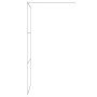 Mampara de ducha vidrio ESG transparente plateado 100x195 cm by , Shower walls and screens - Ref: Foro24-152117, Price: 135,2...