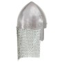 Réplica de casco de caballero antiguo LARP acero plateado de , Armas coleccionables - Ref: Foro24-286211, Precio: 57,20 €, De...