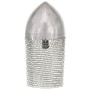 Réplica de casco de caballero antiguo LARP acero plateado de , Armas coleccionables - Ref: Foro24-286211, Precio: 57,20 €, De...