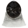 Réplica de casco de caballero antiguo LARP acero plateado de , Armas coleccionables - Ref: Foro24-286211, Precio: 57,20 €, De...