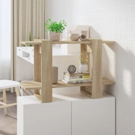 Regal/Raumteiler Sonoma Eiche Farbe 80x30x51 cm von vidaXL, Bücherregale und Regale - Ref: Foro24-811595, Preis: 34,24 €, Rab...