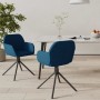Sillas de comedor giratorias 2 uds terciopelo azul | Foro24.es | Tu tienda online para hogar, jardín y más Foro24.es