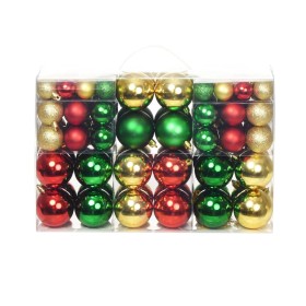 Bolas de Navidad 100 unidades rojo/dorado/verde by , Festive decorations - Ref: Foro24-245718, Price: 30,47 €, Discount: %
