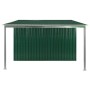 Cobertizo jardín puertas correderas acero verde 386x259x178 cm de , Cobertizos - Ref: Foro24-144031, Precio: 915,90 €, Descue...