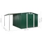 Cobertizo jardín puertas correderas acero verde 386x259x178 cm de , Cobertizos - Ref: Foro24-144031, Precio: 915,90 €, Descue...