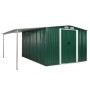 Cobertizo jardín puertas correderas acero verde 386x312x178 cm de , Cobertizos - Ref: Foro24-144033, Precio: 1,00 €, Descuent...