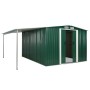 Cobertizo jardín puertas correderas acero verde 386x312x178 cm de , Cobertizos - Ref: Foro24-144033, Precio: 1,00 €, Descuent...