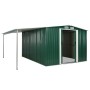 Cobertizo jardín puertas correderas acero verde 386x312x178 cm de , Cobertizos - Ref: Foro24-144033, Precio: 1,00 €, Descuent...