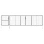 Puerta de jardín de acero plateado 500x125 cm by , garden gates - Ref: Foro24-144354, Price: 619,36 €, Discount: %