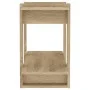 Estantería/divisor de espacios color roble Sonoma 80x30x51 cm de vidaXL, Librerías y estanterías - Ref: Foro24-811595, Precio...
