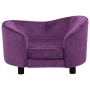 Sofá para perro felpa burdeos 69x49x40 cm de , Camas para perros - Ref: Foro24-171024, Precio: 116,85 €, Descuento: %
