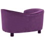 Sofá para perro felpa burdeos 69x49x40 cm de , Camas para perros - Ref: Foro24-171024, Precio: 116,85 €, Descuento: %