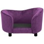 Sofá para perro felpa burdeos 69x49x40 cm de , Camas para perros - Ref: Foro24-171024, Precio: 116,85 €, Descuento: %