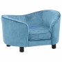 Sofá para perros felpa turquesa 69x49x40 cm de , Camas para perros - Ref: Foro24-171026, Precio: 117,83 €, Descuento: %
