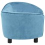 Sofá para perros felpa turquesa 69x49x40 cm de , Camas para perros - Ref: Foro24-171026, Precio: 117,83 €, Descuento: %