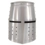 Casco de caballero medieval antiguo réplica LARP acero plateado de , Armas coleccionables - Ref: Foro24-286117, Precio: 59,56...