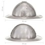 Réplica de casco de caballero medieval antiguo LARP acero plata de , Armas coleccionables - Ref: Foro24-286213, Precio: 66,89...