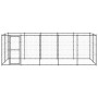 Perrera de exterior de acero 12,1 m² by , Dog kennels and fences - Ref: Foro24-3082299, Price: 478,46 €, Discount: %