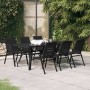 Juego de comedor para jardín 7 piezas negro von , Gartensets - Ref: Foro24-3095986, Preis: 393,41 €, Rabatt: %