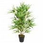 Árbol de bambú artificial con 368 hojas verde 80 cm