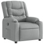 Sillón reclinable de tela gris claro by , Armchairs - Ref: Foro24-374127, Price: 262,19 €, Discount: %