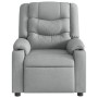 Sillón reclinable de tela gris claro by , Armchairs - Ref: Foro24-374127, Price: 262,19 €, Discount: %