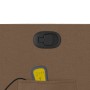 Sillón reclinable con masaje de tela marrón | Foro24.es | Tu tienda online para hogar, jardín y más Foro24.es