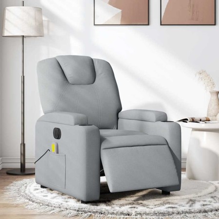 Sillón reclinable de masaje eléctrico tela gris claro von , Sessel - Ref: Foro24-3204356, Preis: 270,45 €, Rabatt: %