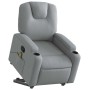 Sillón de masaje reclinable de pie de tela gris claro | Foro24.es | Tu tienda online para hogar, jardín y más Foro24.es