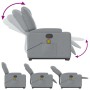 Sillón de masaje reclinable de pie de tela gris claro | Foro24.es | Tu tienda online para hogar, jardín y más Foro24.es