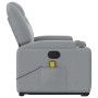 Sillón de masaje reclinable de pie de tela gris claro | Foro24.es | Tu tienda online para hogar, jardín y más Foro24.es