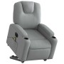 Sillón de masaje eléctrico reclinable elevable tela gris claro | Foro24.es | Tu tienda online para hogar, jardín y más Foro24.es