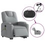Sillón de masaje eléctrico reclinable elevable tela gris claro | Foro24.es | Tu tienda online para hogar, jardín y más Foro24.es