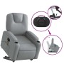 Sillón de masaje eléctrico reclinable elevable tela gris claro | Foro24.es | Tu tienda online para hogar, jardín y más Foro24.es