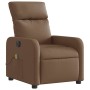 Sillón reclinable de masaje eléctrico tela marrón | Foro24.es | Tu tienda online para hogar, jardín y más Foro24.es