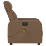 Sillón reclinable de masaje eléctrico tela marrón | Foro24.es | Tu tienda online para hogar, jardín y más Foro24.es